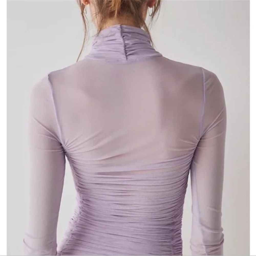 Free People Under It All Bodysuit Lilac Haze - Picture 2 of 9